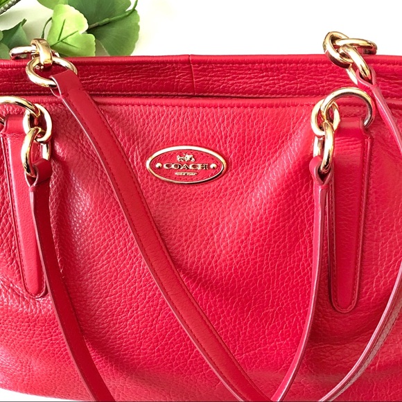 SOLD - Leather Purse/Shoulder bag/Tote | Coach - Picture 4 of 8